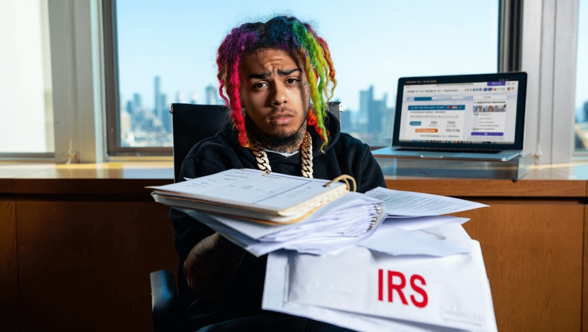 6ix9ine Says the Government Is Out To Get Him by Making Him Pay the IRS $8 Million