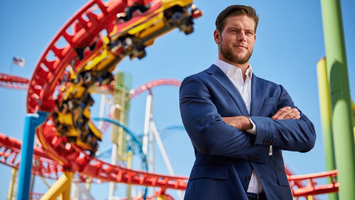 It's been a rollercoaster few years for Six Flags. Can Travis Kelce help?