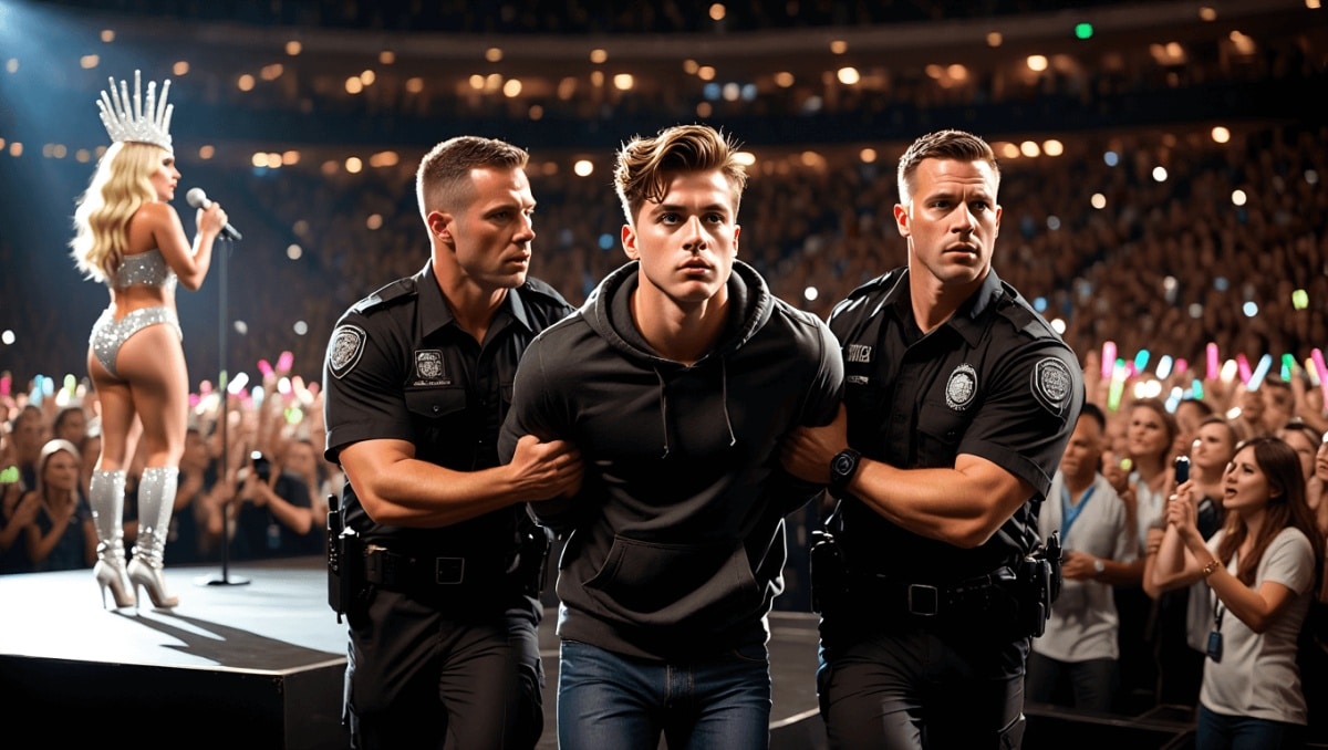 Guy Who Rushed Ariana Grande at ‘Wicked’ Premiere Gets Escorted From Lady Gaga Concert