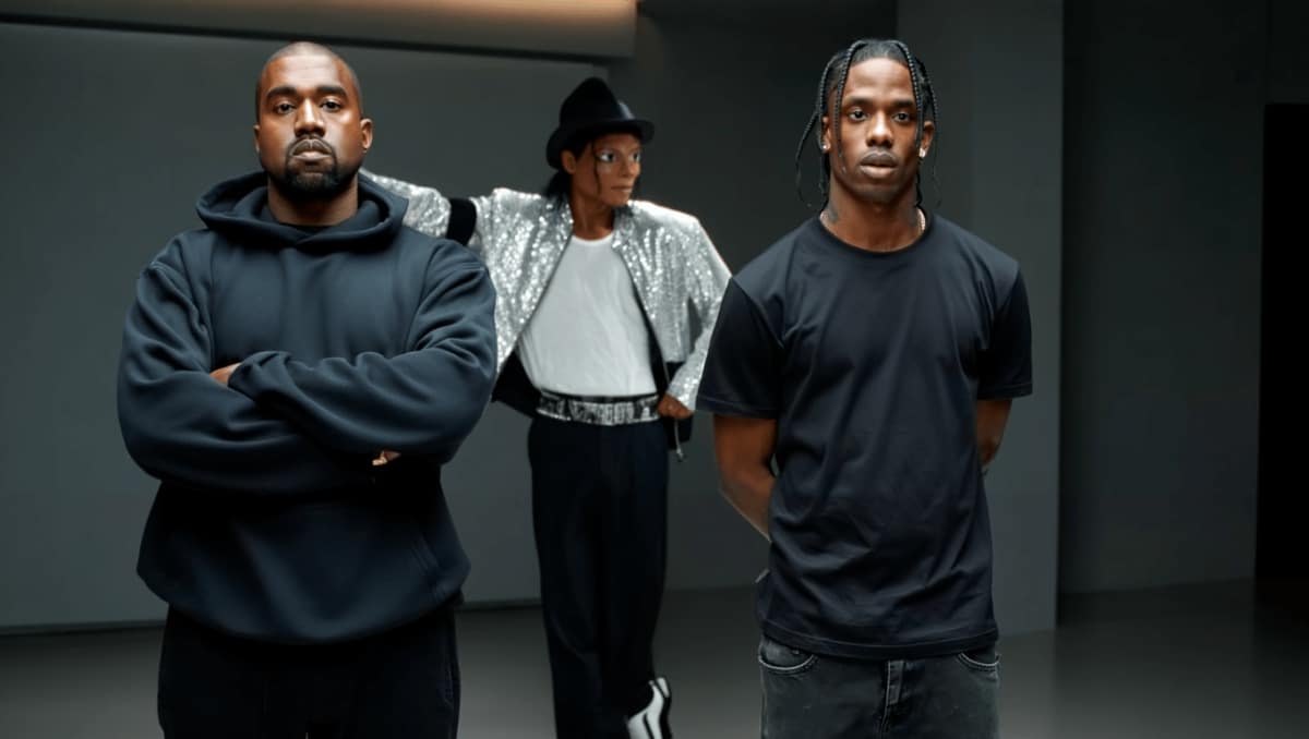 Kanye West Features Fake Michael Jackson in New ‘Father’ Music Video With Travis Scott