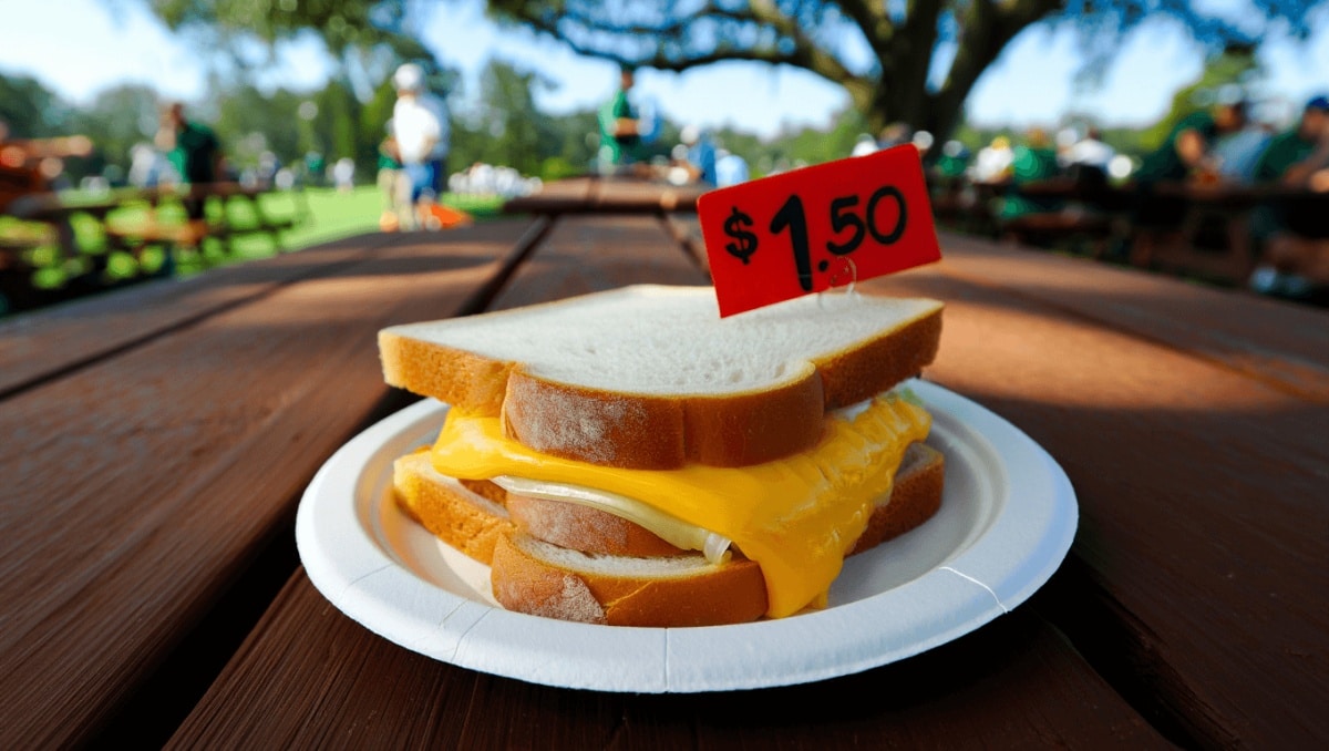 How a cheese sandwich at the Masters is still $1.50 in an era of price hikes