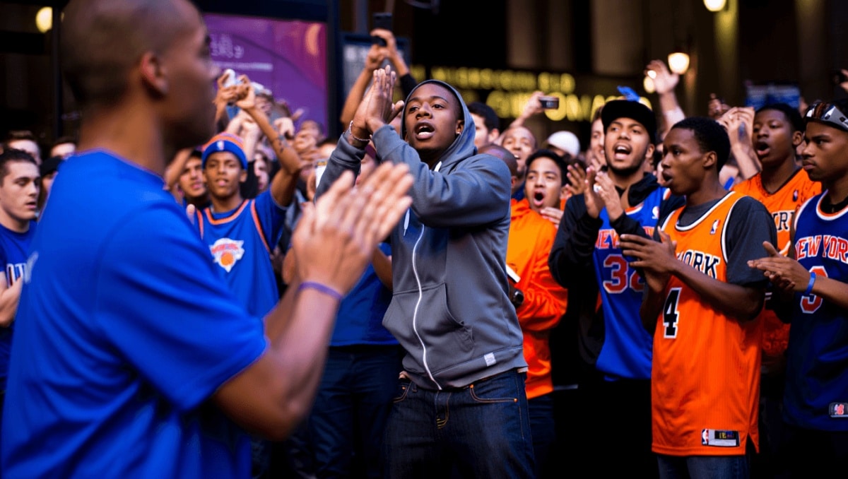 Bobby Shmurda Leads Massive New York Crowd in a Celebratory Sing-Along Outside MSG After Knicks Win Over San Antonio