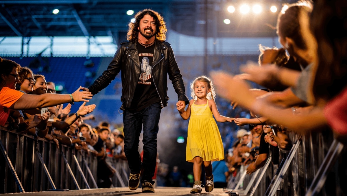 Dave Grohl’s Favorite Way to Leave the Stage After a Concert Proves He’s the World’s Sweetest Dad