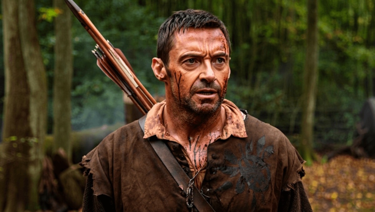 'The Death of Robin Hood' review: Hugh Jackman leads a bleak, brutal, and boring re-imagining of the outlaw