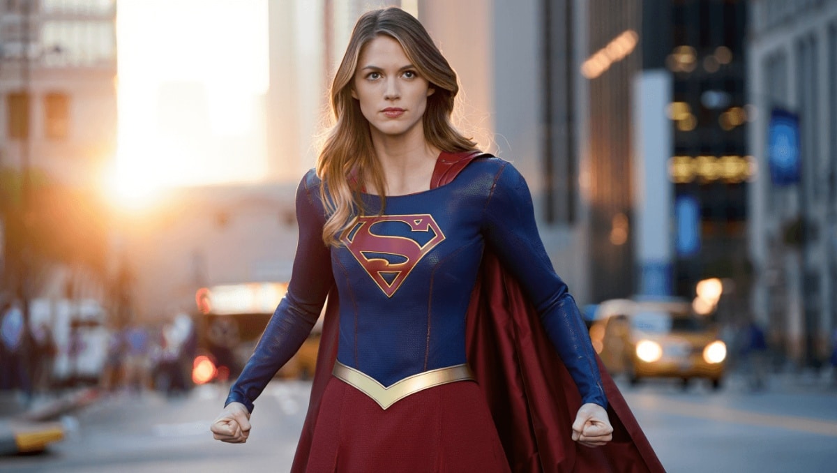 SUPERGIRL, from left: Milly Alcock as Supergirl, Matthias Schoenaerts as Krem of the Yellow Hills, 2026. ph: Parisa Taghizadeh / © Warner Bros. / courtesy Everett Collection