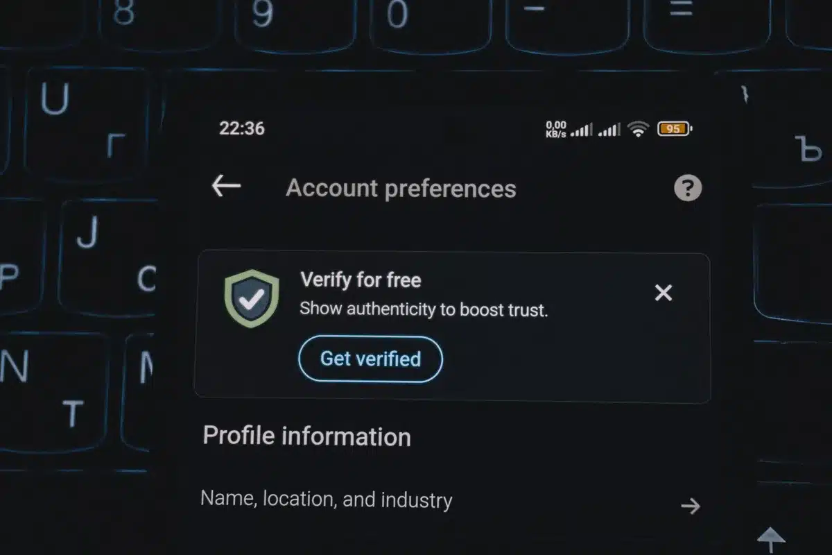Verified social media account icons and official communication channels