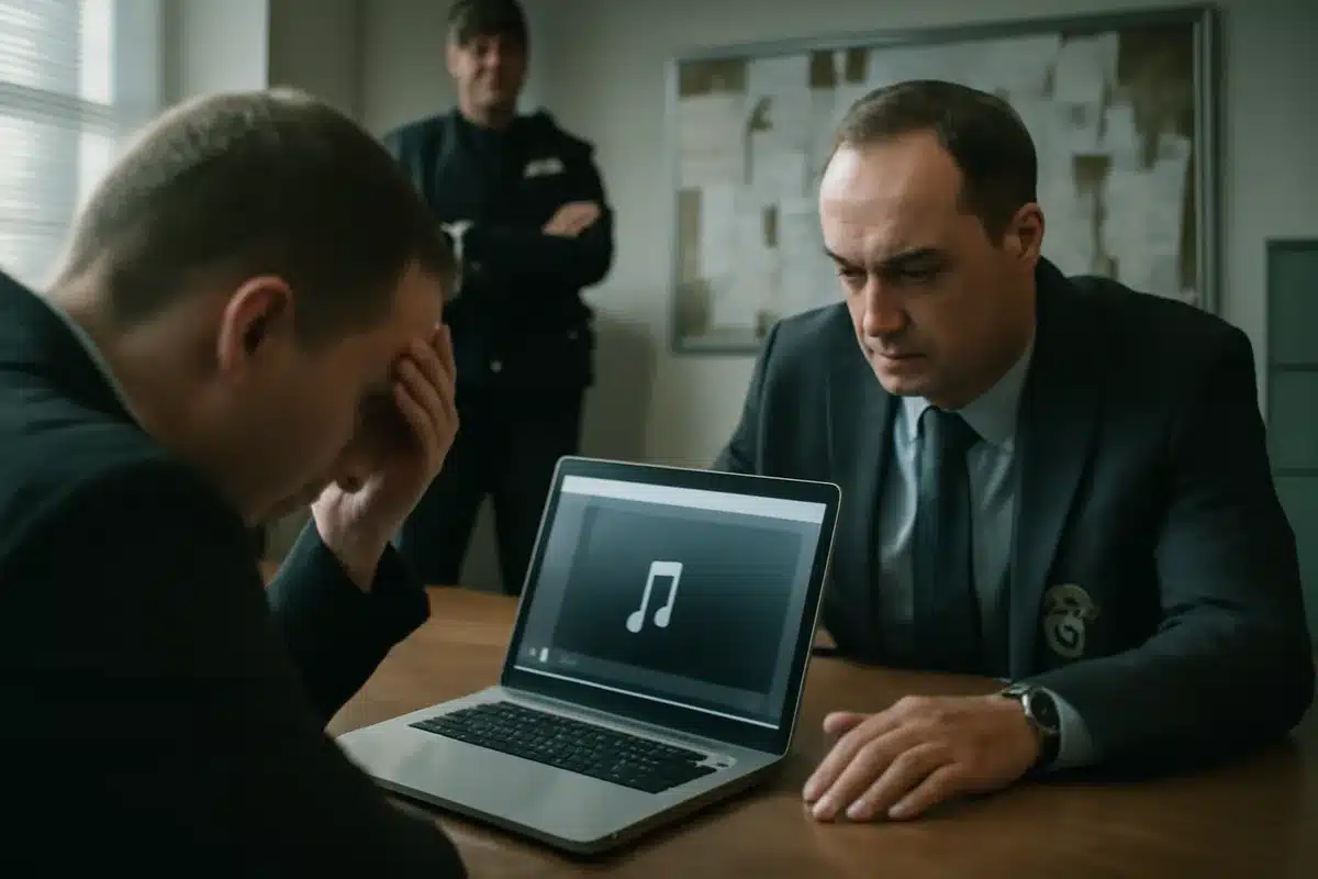How a music download became central evidence — When investigators pieced together the hours before the killing, digital activity stood out. Records showed a music file was retrieved from the internet on a device linked to the accused. That timestamp became