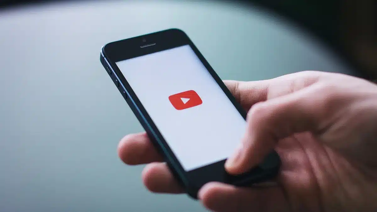 Smartphone screen showing a short video being shared on social platforms