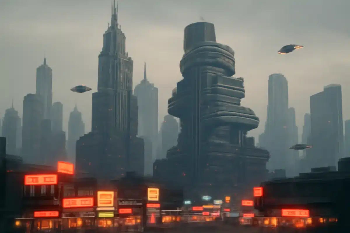 Brad Bird lifts the curtain on Ray Gunn's massive sci-fi city: go behind the scenes