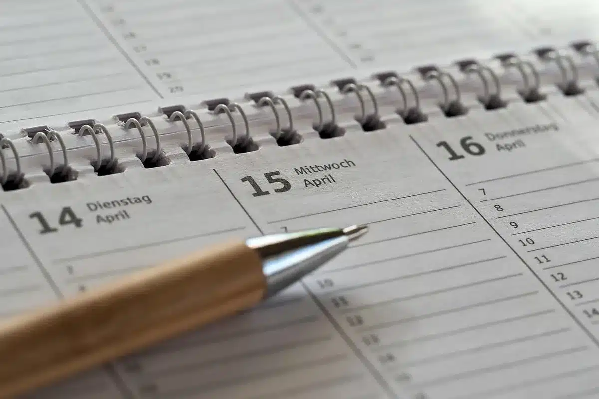 Probation officer paperwork on a clipboard in a plain office