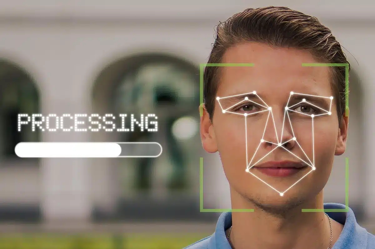 Digital representation of OCR technology scanning and processing text from images