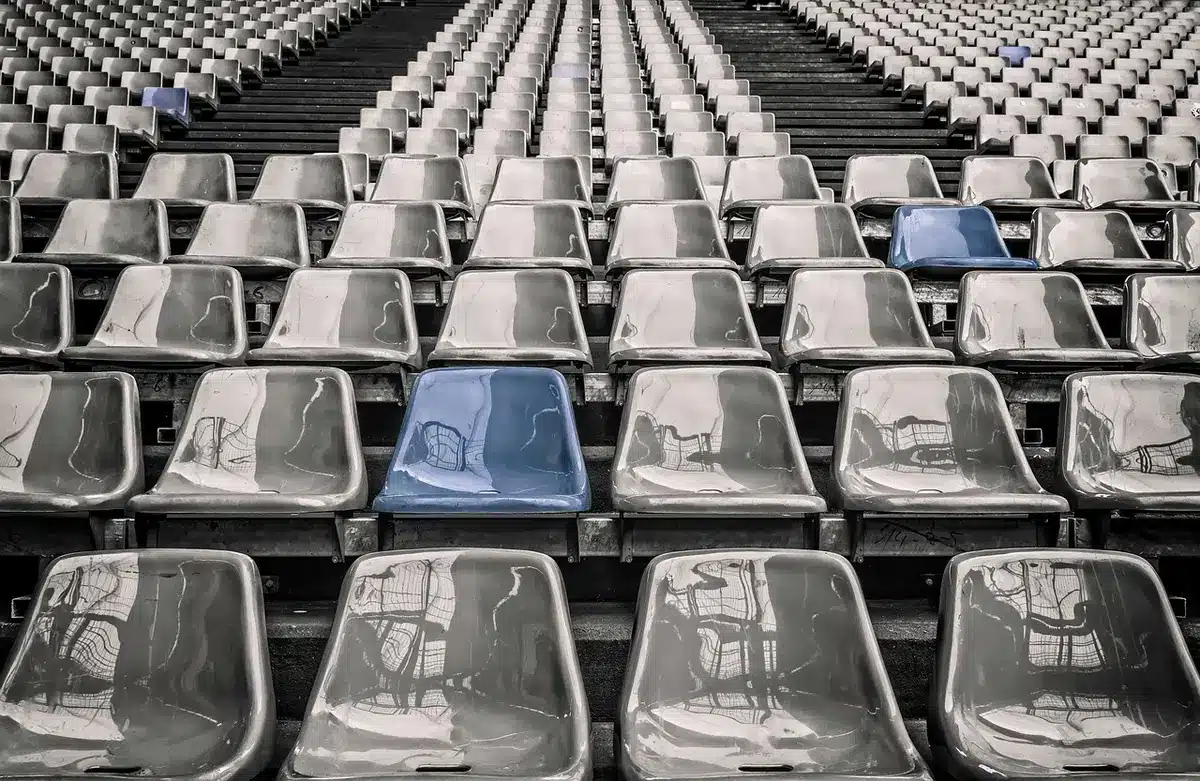 Empty theater seating area with no audience present