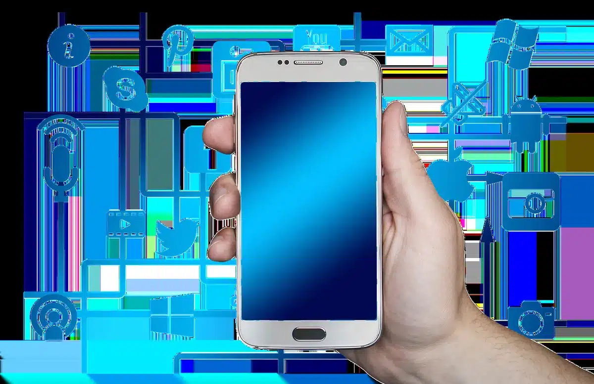 Smartphone screen showing trending social media notifications and comments