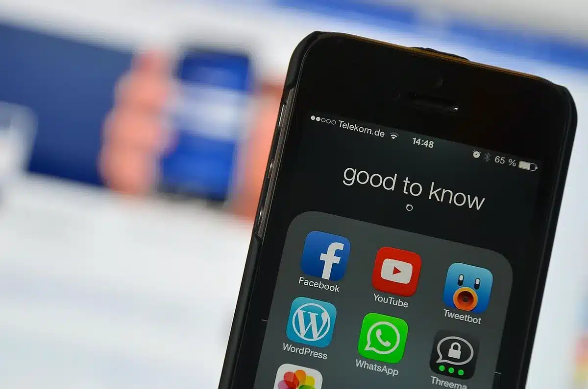 Clipped live TV footage playing on a phone screen showing a product segment