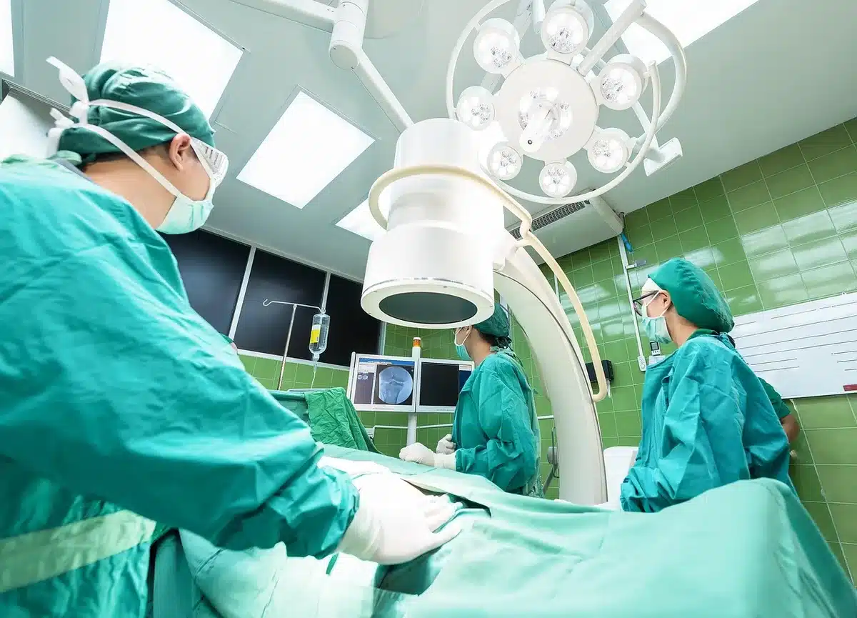 Medical professional reviewing patient confidentiality documents