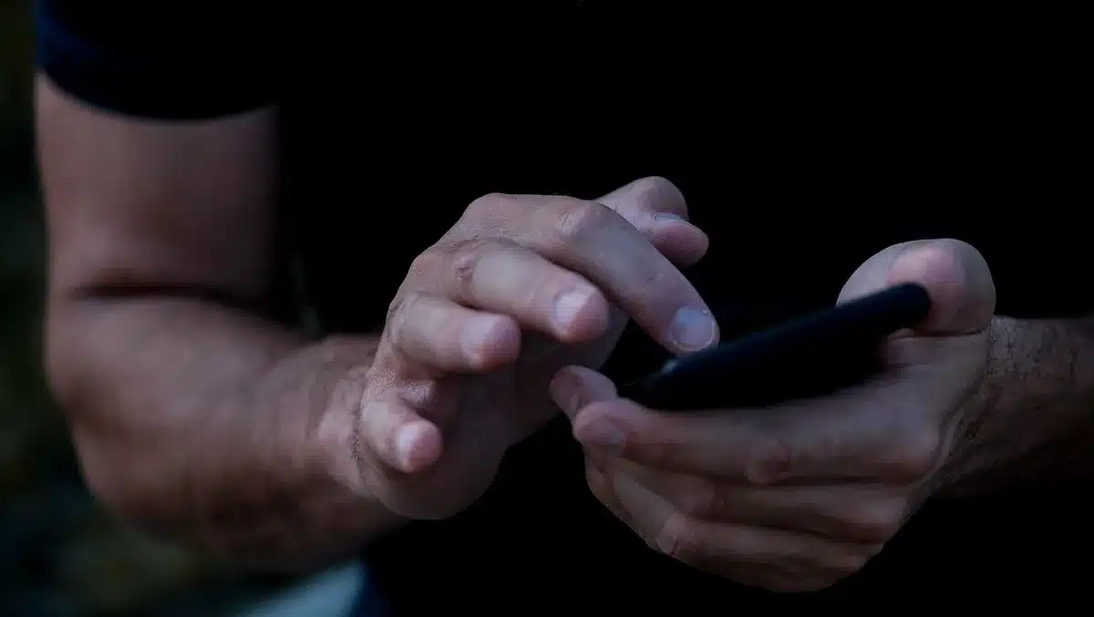 Phone screen showing social media reactions and comments