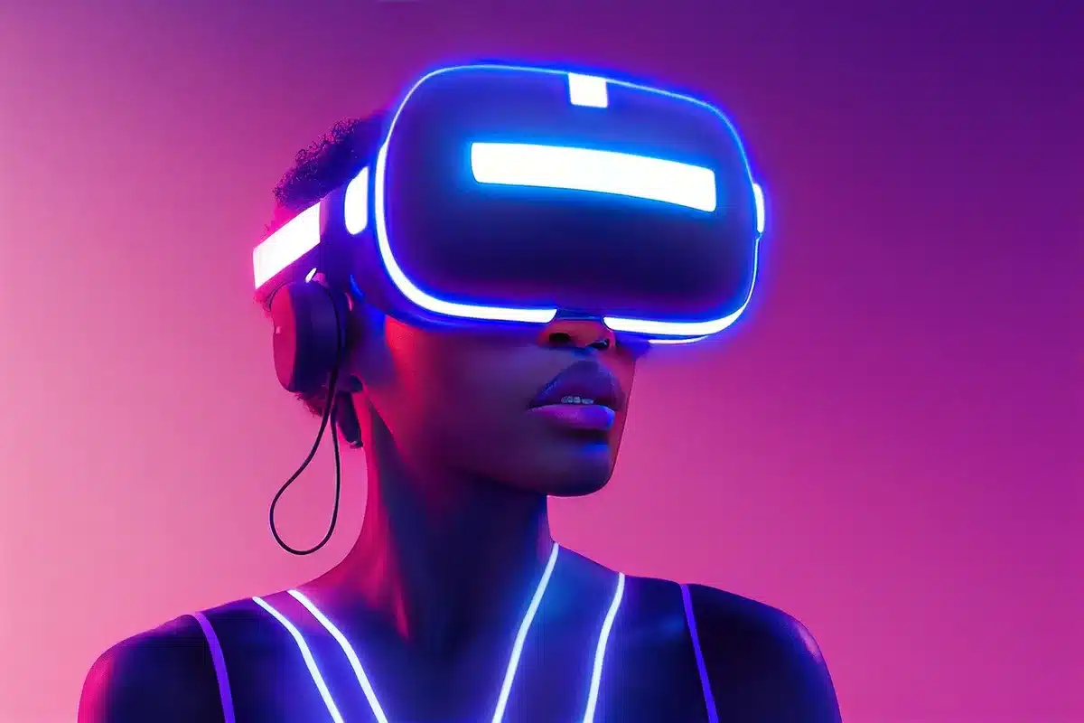 PI silhouette against a neon skyline evoking a retro-futurist city